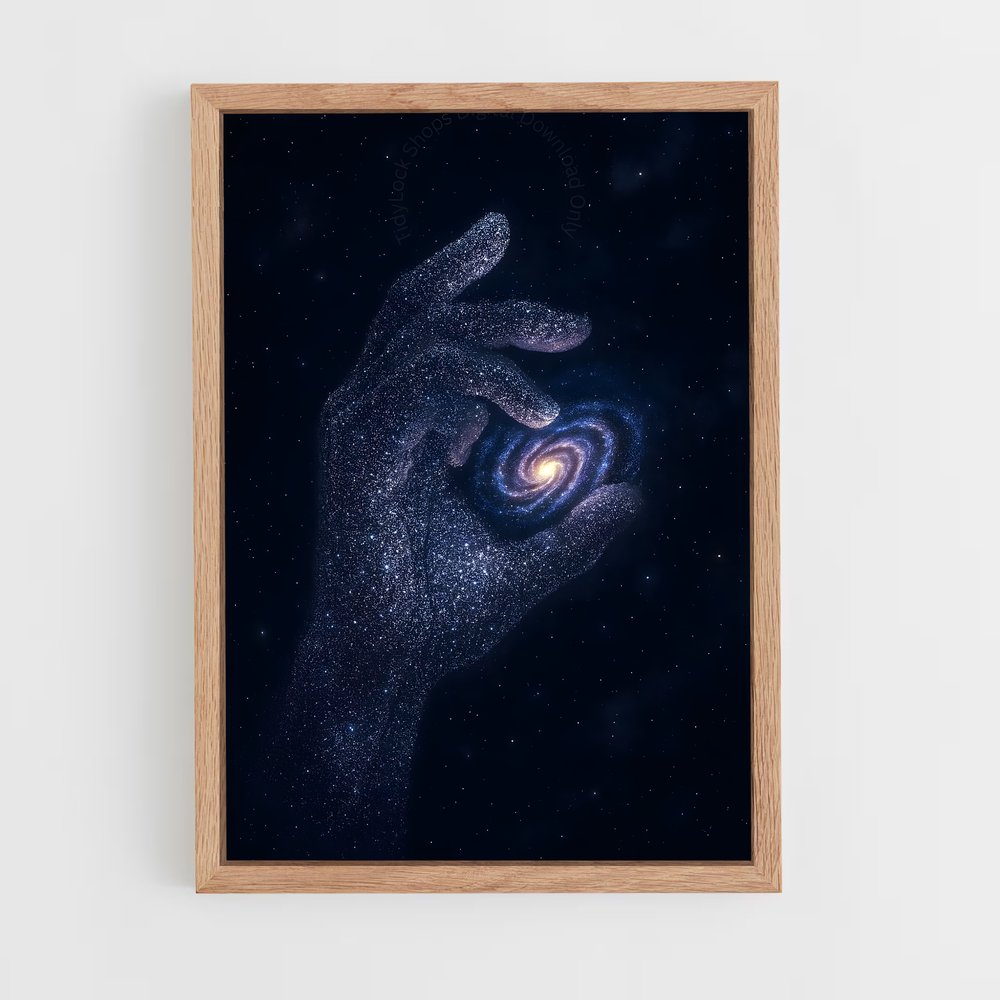 Poster Galaxie entre les Doigts (vue 4)
